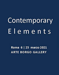 Solo exhibition «Contemporary Elements» in Rome